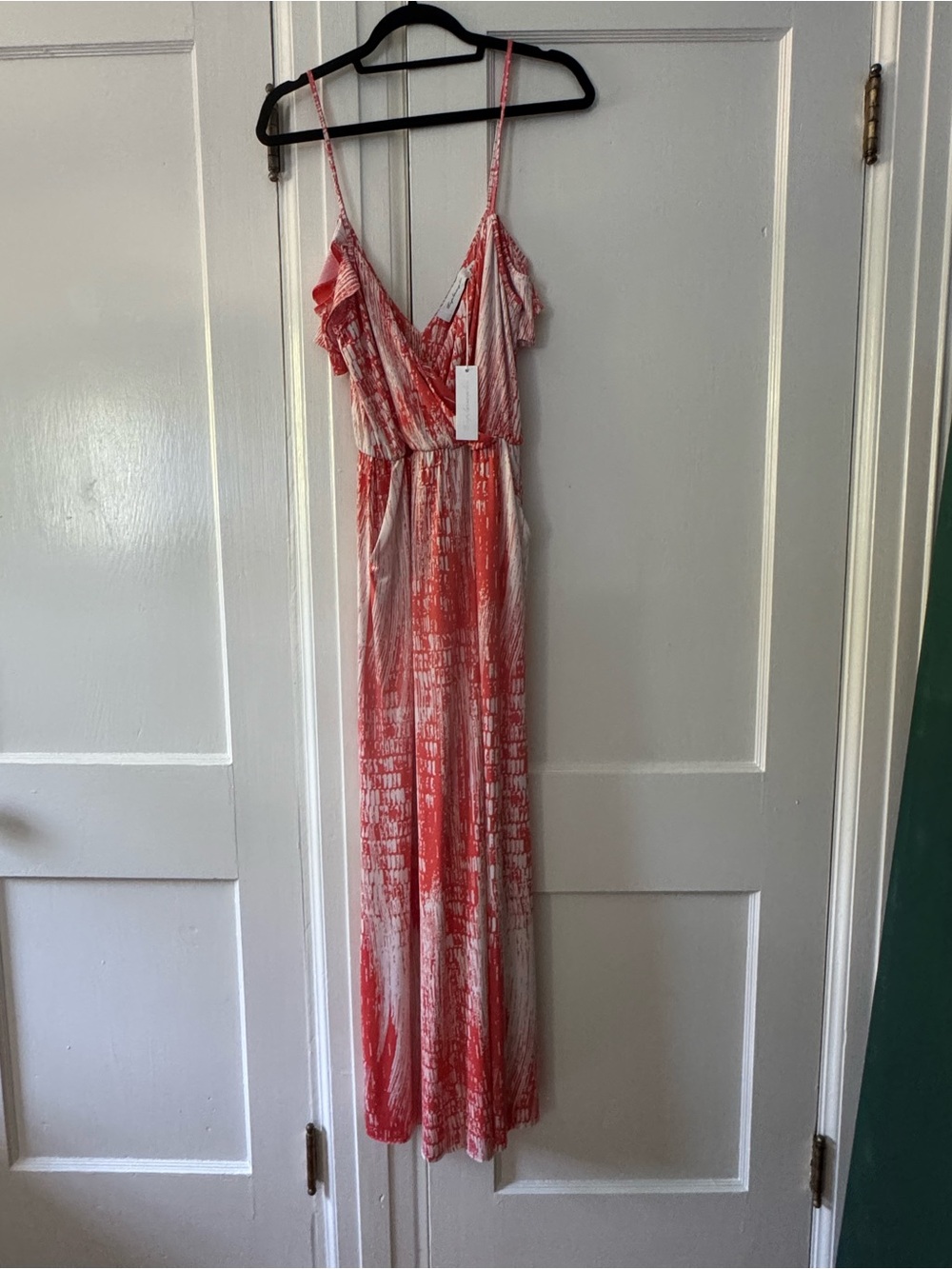 Orange Patterned Maxi Dress NWT - Women